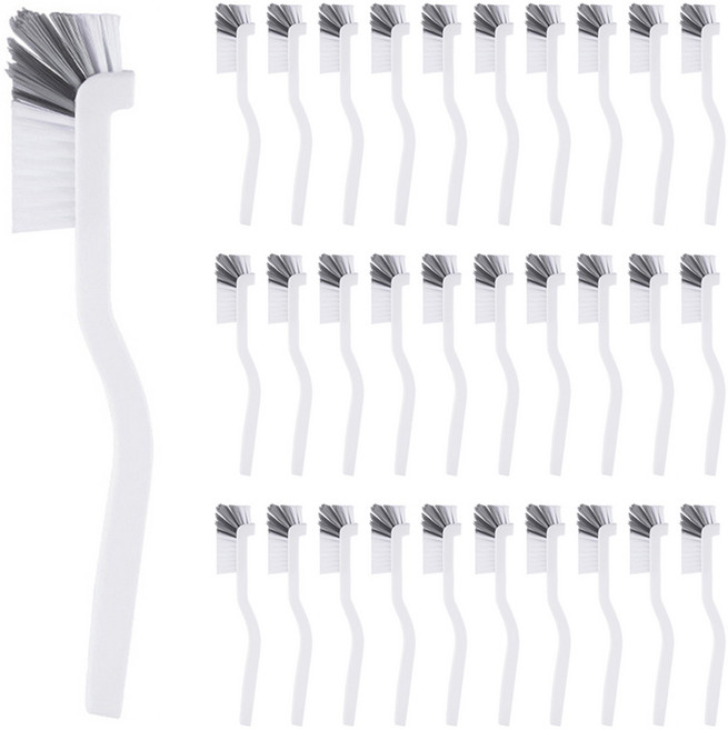 일상나눔 다용도 L자형 틈새 브러쉬, 화이트 + 그레이, 60개