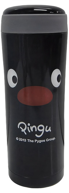 Pingu 企鵝家族 不鏽鋼真空保溫杯, 420ml, 1個