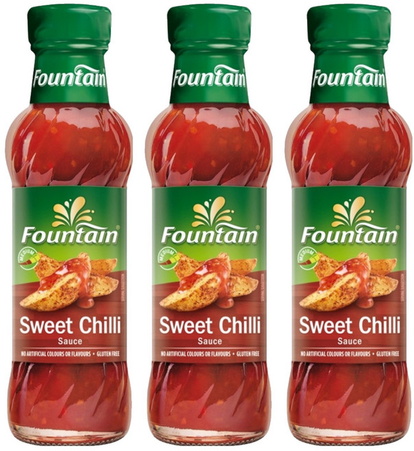 파운틴 스위트 칠리소스, 250ml, 3개