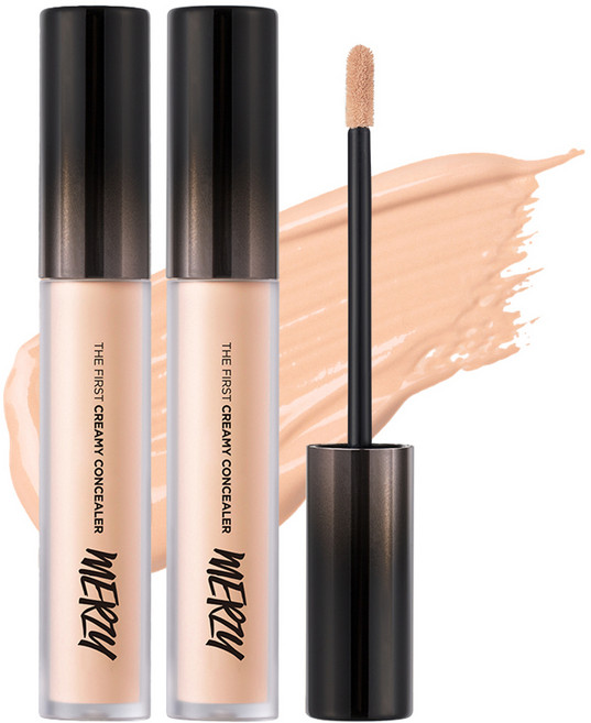 머지 더 퍼스트 크리미 컨실러 5.6g, CL1 애프리콧, 2개