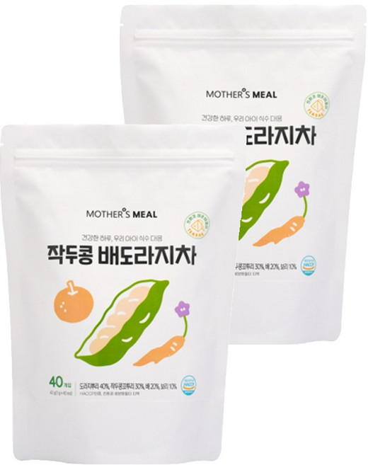 마더스밀 작두콩 배도라지차, 1g, 40개입, 2개