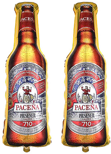 타이탄 생일 파티 풍선, 페이스나 술병, 2개