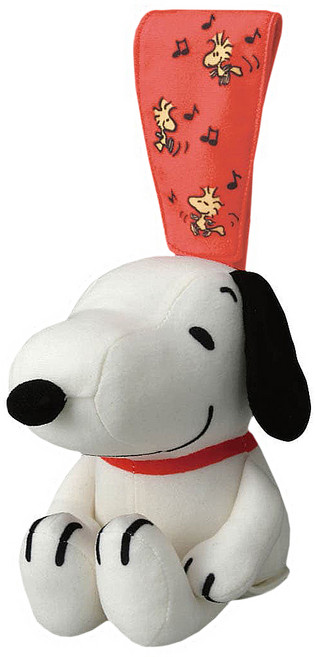 TAKARA TOMY 史努比 音樂安撫娃娃 0個月以上, 史努比 音樂安撫娃娃 白色 + 黑色, 1個
