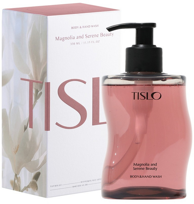TISLO 身體和沐浴乳 木蘭與絲蛋白之美, 1個