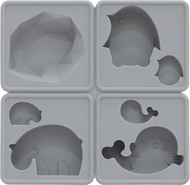 EEeEK 艾克 魔塊 Story mold 可愛動物造型模組, 灰色, 1組