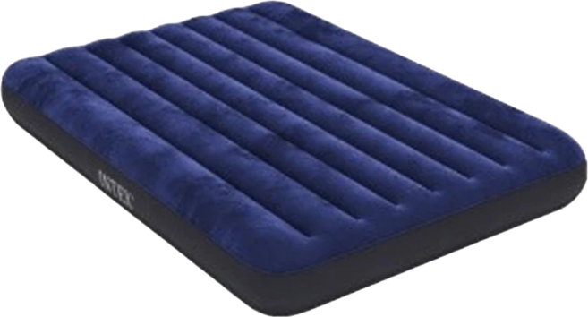 INTEX 露營充氣床墊 3.55kg, 藍色, 1個