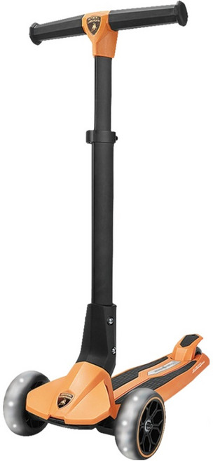 바니랜드 람보르기니 매버릭 아동용 접이식 LED휠 킥보드 2024년, 오렌지, 1개