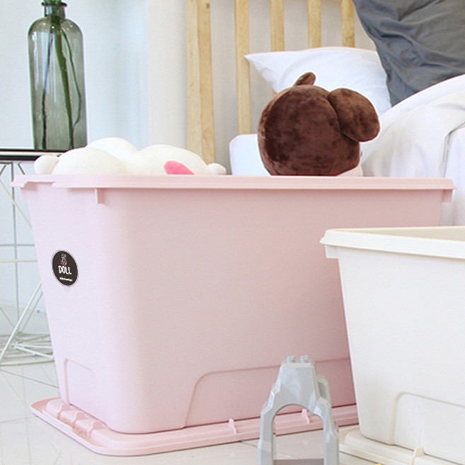 가쯔 마카롱 리빙박스, 인디핑크, 72L, 2개