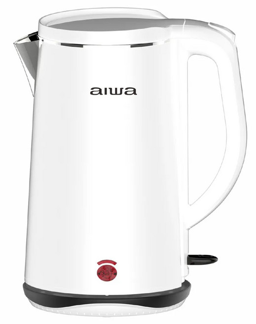 aiwa 愛華 雙層防燙電茶壺 DKS110518 1.8公升 304不鏽鋼內膽, 1個
