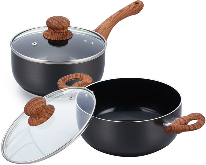 퀸센스 인덕션 벨라 냄비세트 2개, 혼합색상, 편수냄비 18cm + 양수냄비 20cm, 1개