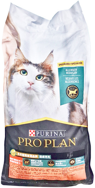 PRO PLAN 冠能 成貓 舒敏系列 配方乾飼料, 1袋, 3.18kg, 鮮鮭