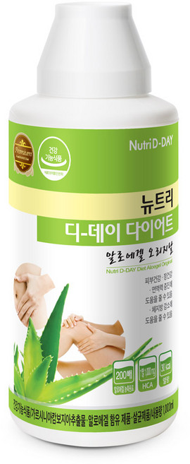 뉴트리디데이 다이어트 알로에겔 오리지날, 1L, 1개