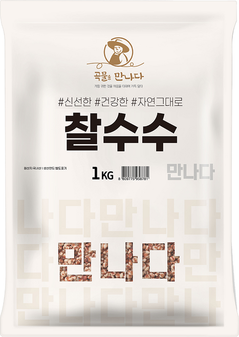 곡물을 만나다 찰수수, 1kg, 1개