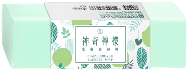 SOAPBERRY 古寶無患子 檸檬衣物去污棒 活氧亮白/檸檬萃取/植物油和無患子萃取, 150g, 1個