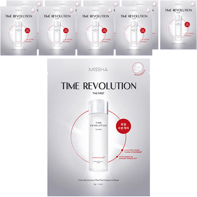 미샤 타임 레볼루션 더 퍼스트 에센스 마스크팩 30g, 1개입, 10개