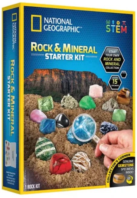 NATIONAL GEOGRAPHIC 國家地理 岩石礦物入門套組, 1組