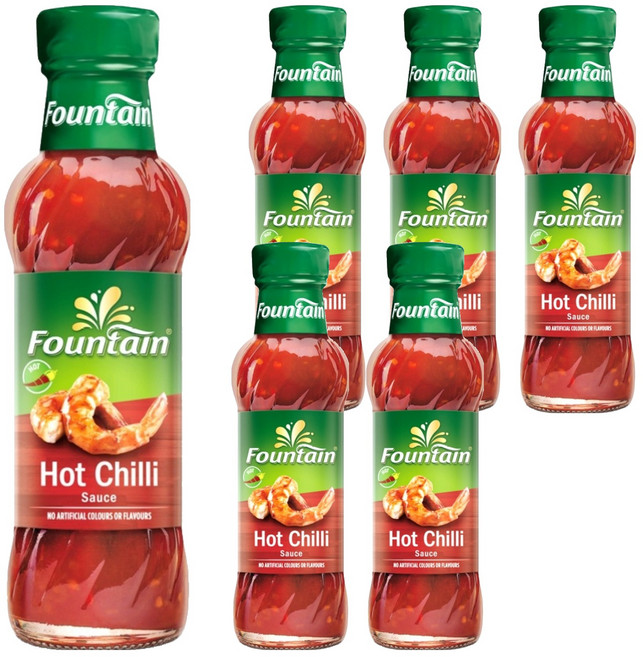 파운틴 핫칠리소스, 250ml, 6개