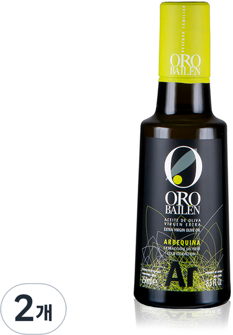 오로바일렌 아르베키나 엑스트라버진 올리브오일, 250ml, 2개