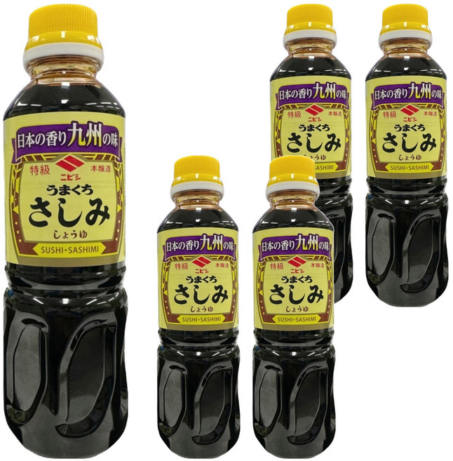 니비시 사시미 쇼유, 360ml, 5개