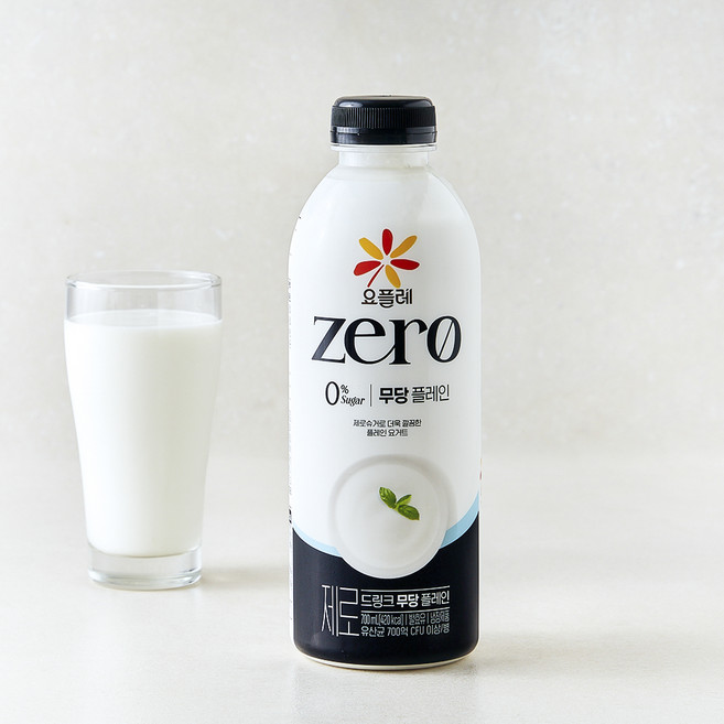 요플레 제로 드링크 무당 플레인, 700ml, 1개입, 1개