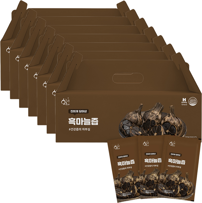 황금이네 흑마늘즙, 2.4L, 7개