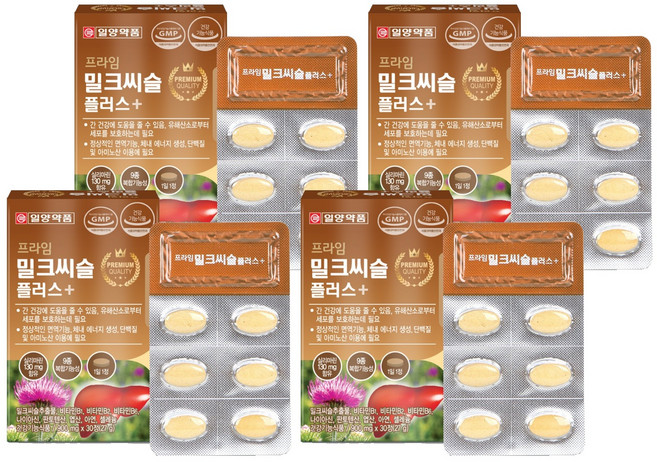 일양약품 프라임 밀크씨슬 플러스, 4개, 27g