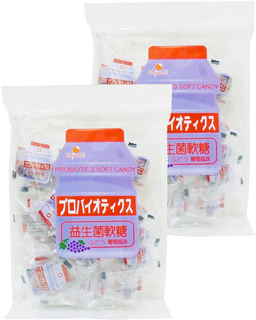 Chiao-E 巧益 益生菌 葡萄軟糖, 110g, 2袋