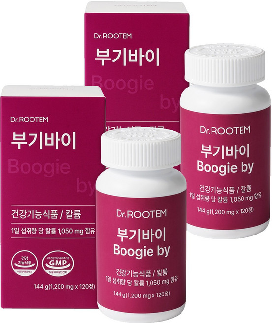 닥터루템 정품 부기바이, 120정, 144g, 2개