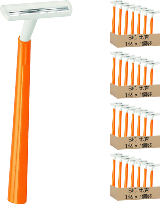 BIC 比克 輕便刮鬍刀, 4個, 7個裝
