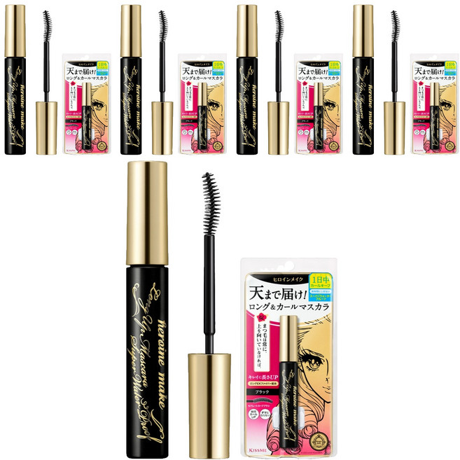 히로인메이크 롱 업 마스카라 슈퍼 워터프루프, 01 딥블랙, 5개