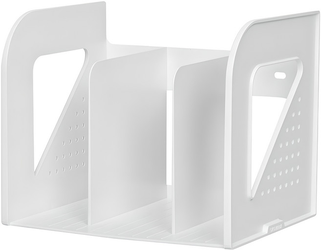 시스맥스 EL책꽂이 3단, WHITE