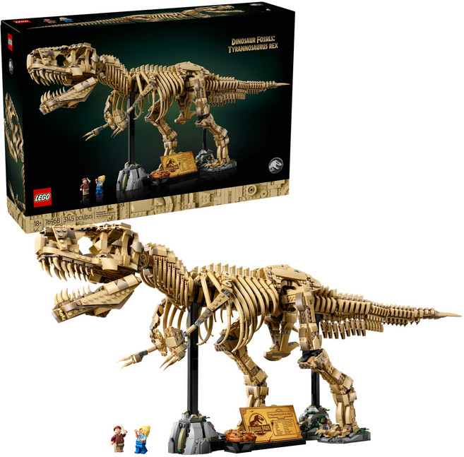 LEGO 76968 侏儸紀世界 恐龍化石 暴龍 Dinosaur Fossils: T Rex, 1盒, 多色