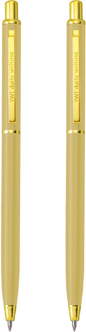 IWI 蒙恬 DAILY WRITING 中性筆 0.5mm, 卡其色, 2支