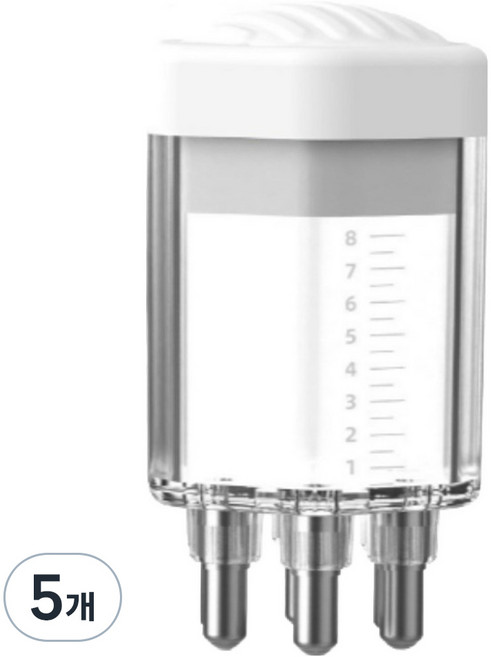 육각 두피 오일 어플리케이터, 5개, 투명