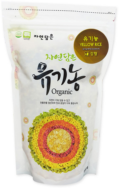 바비조아 자연담은 유기농 옐로우 라이스, 800g, 1개
