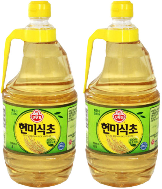 오뚜기 현미식초, 1.8L, 2개