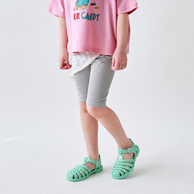 월튼키즈 아동용 쁘띠 스트라이프 레깅스