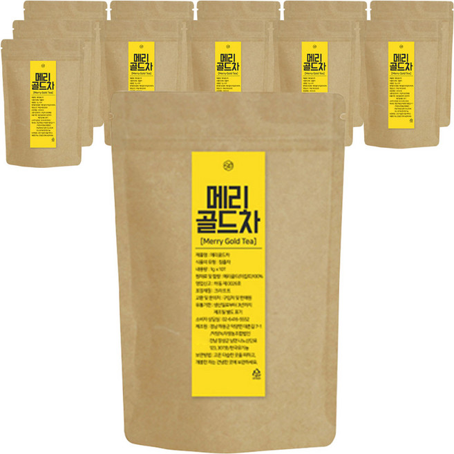 金盞花茶, 1g, 10入, 12個