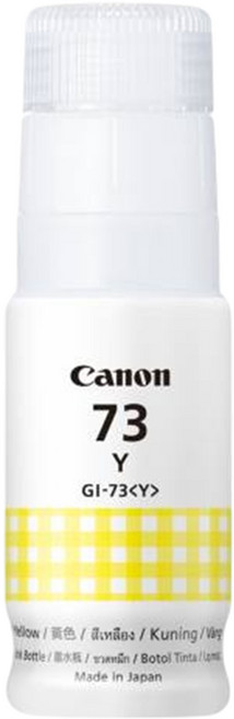 Canon 佳能 GI-73 黃色 原廠正品墨水, 1瓶