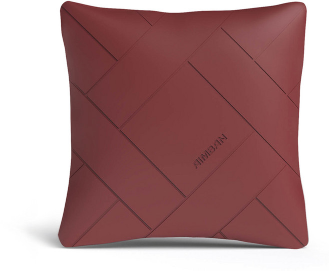 AIMBAN 車用方形擁抱抱枕, 1個, 紅色