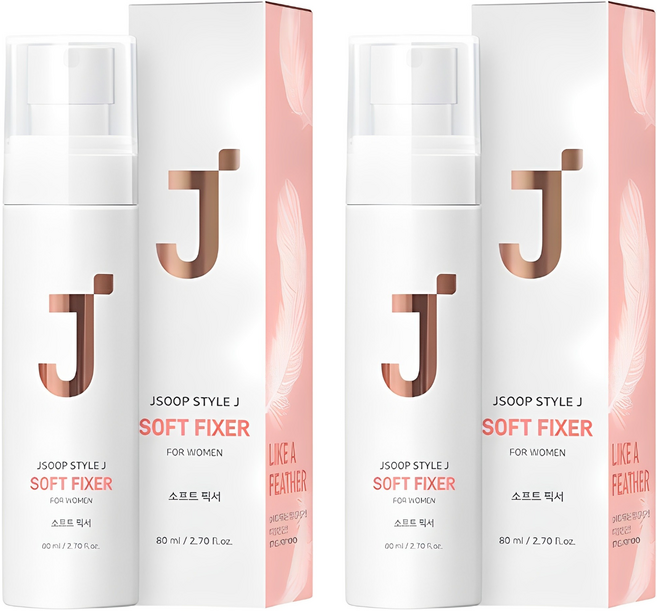 제이숲 스타일제이 포우먼 헤어 소프트 픽서, 80ml, 2개