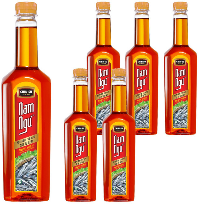 친수 남늑 연어향 피쉬소스, 300ml, 6개