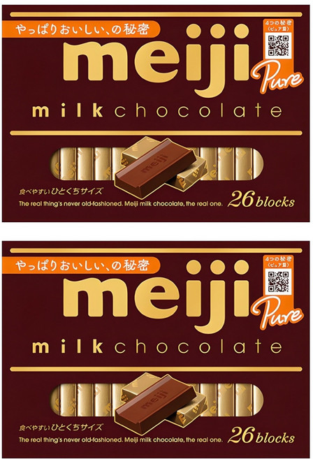 메이지 밀크 초콜릿 26p, 120g, 2개