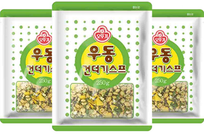 오뚜기 우동 건더기 스프, 250g, 3개