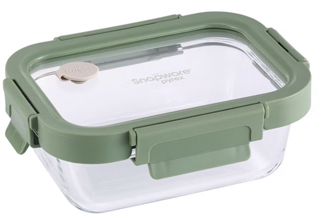Corelle Brands 康寧餐具 Snapware Eco Green 全可拆玻璃保鮮盒, 容器 + 蓋子, 1個