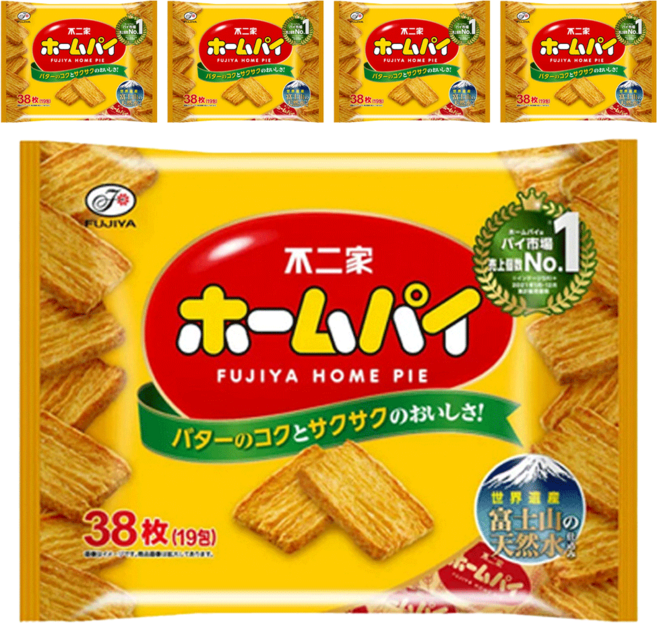 FUJIYA 不二家 奶油風味千層派, 190g, 5袋