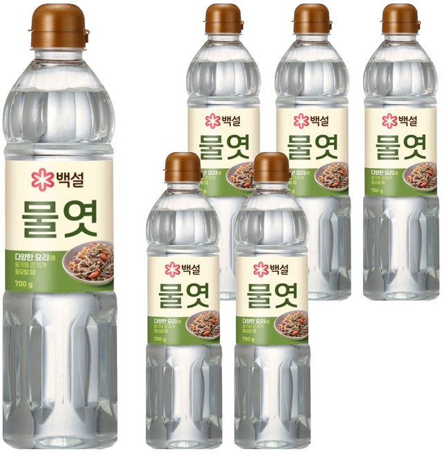 백설 물엿, 6개, 700g