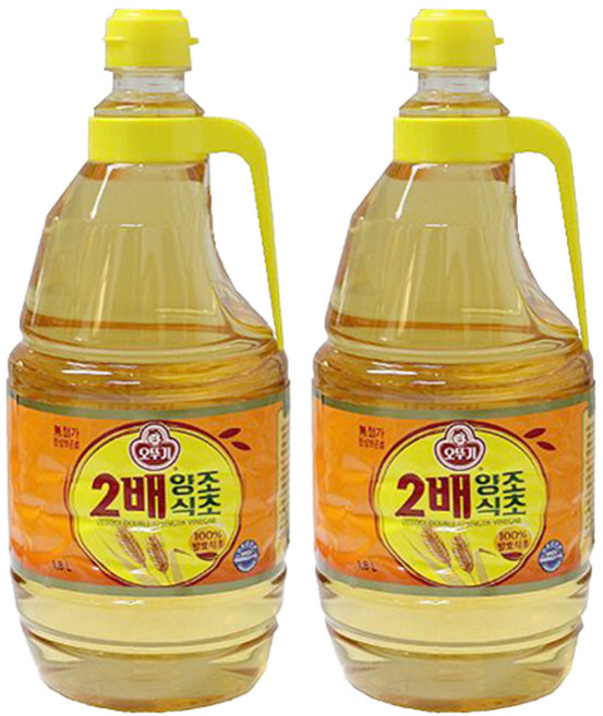 오뚜기 2배 양조식초, 1.8L, 2개