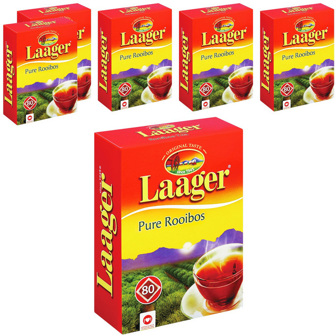 Laager 南非國寶茶 博士茶, 80入, 6盒, 2.5g