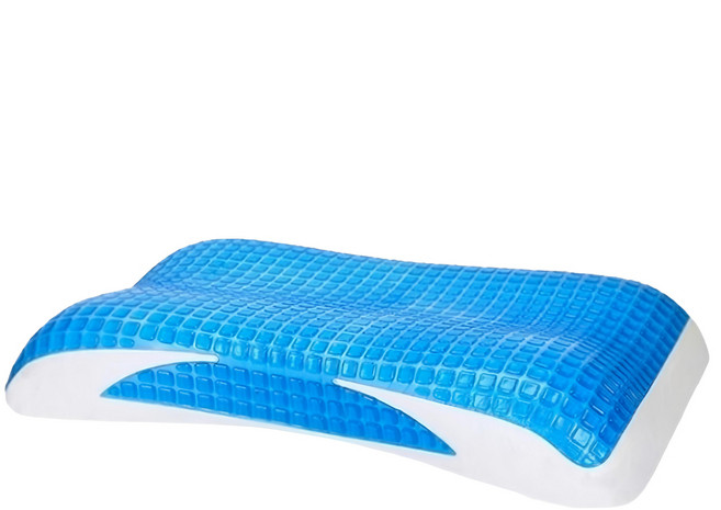 Home of flowers 繁花之家 慢回彈成人凝膠記憶枕/涼枕, 藍色凝膠, 1個